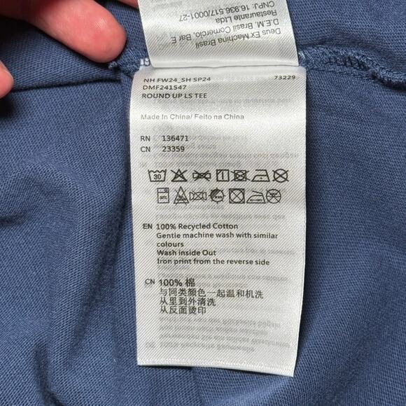 Deus Ex Machina Box Fit Round Up Long Sleeve Tee Red Blue Size XL NWT - Picture 4 of 9